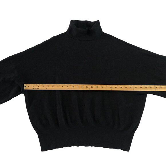 Dazy Sweater Womens Size Small (see pics) Black Knit Turtleneck Long Sleeve - Picture 3 of 8